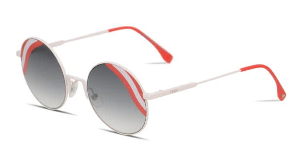 Fendi FF0248/S White/Red Sunglasses Online display picture 1