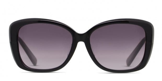 Kate Spade Tova F S Shiny Black Prescription Sunglasses