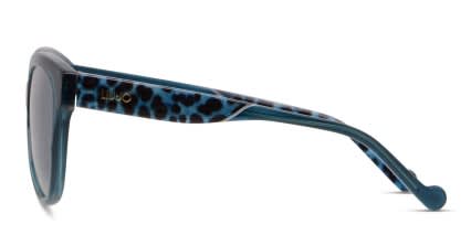 Liu Jo LJ683S Blue, Clear glasses - Blue / Clear - Side View