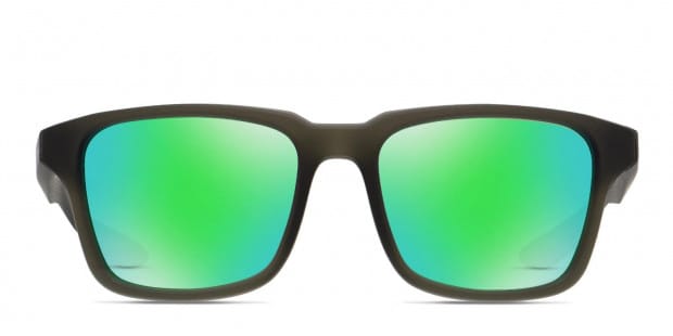 Nike Essential Spree R EV1004 Gray Green Prescription Sunglasses