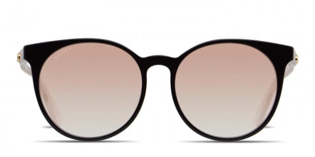 【数量限定】 Gucci Sunglasses Prescription Black/Clear/Pink Shiny GG0488SA 小物