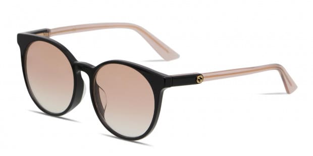 品質検査済 Shiny GG0488SA Gucci Black/Clear/Pink Sunglasses Prescription 小物