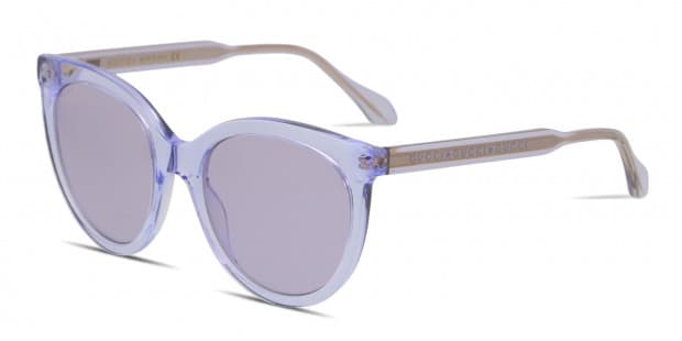 Gucci GG0565S Purple Clear Prescription Sunglasses