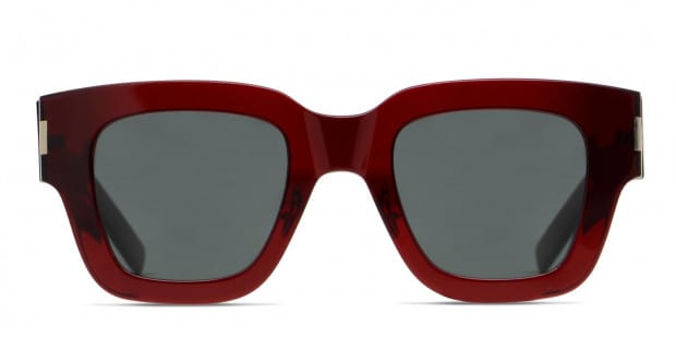 Saint Laurent SL 184 SLIM Red/Clear Prescription Sunglasses