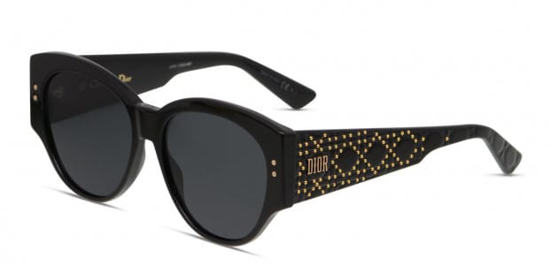 Dior Lady Dior Studs 2 Shiny Black Prescription Sunglasses