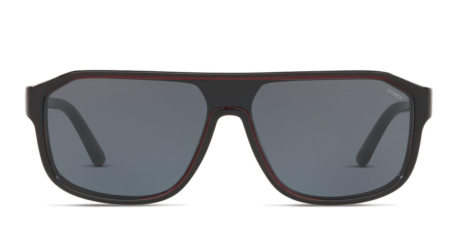 Starck Eyes SH5025 Red, Black (Non-Rx-able) glasses - Red / Black - Frontal View