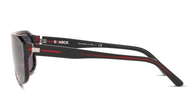 STARCK S302S-2003 メガネ クリア/ブラック/レッド Starck Eyes SH5025 