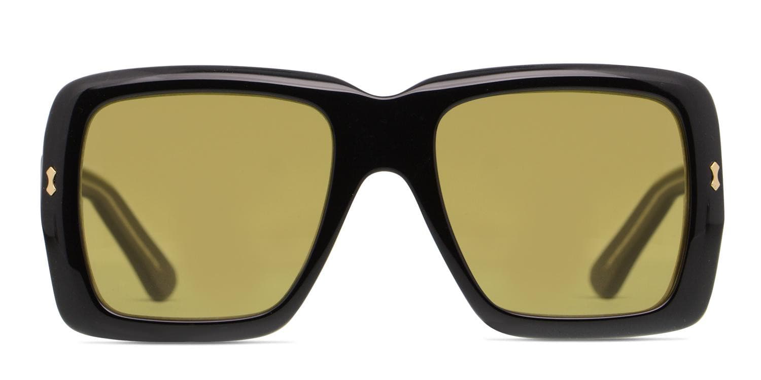Gucci GG0366S Shiny Black glasses - Shiny Black - Frontal View