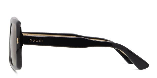 Gucci GG0366S Shiny Black Prescription Sunglasses