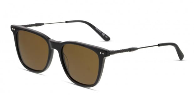 Bottega Veneta BV0072S Shiny Black/Brown Prescription Sunglasses