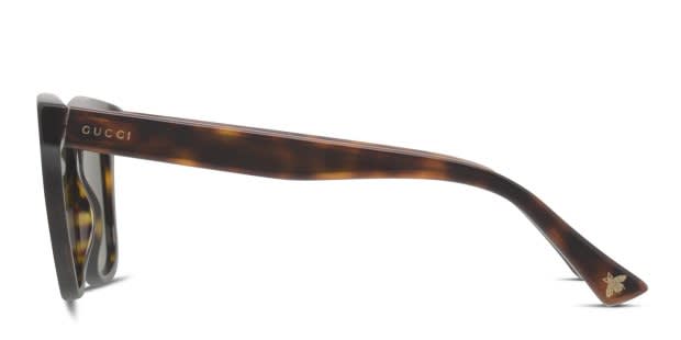 Gucci GG0158S Brown/Tortoise Prescription Sunglasses display picture 1