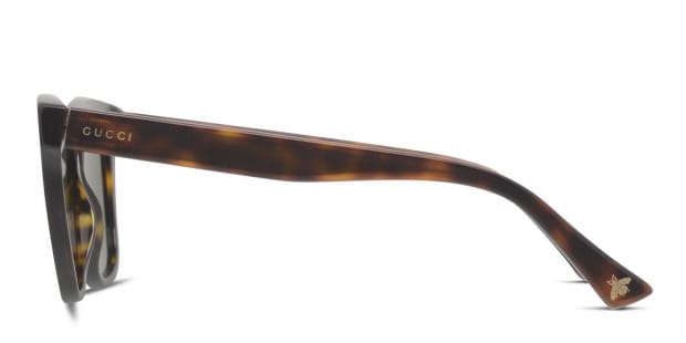 Gucci GG0158S Brown/Tortoise Prescription Sunglasses