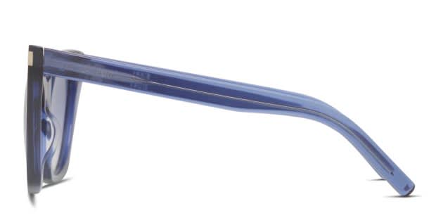 Saint Laurent SL 214 Kate Blue Prescription Sunglasses - 50% Off