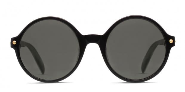 Alexander McQueen AM0073S Shiny Black Prescription Sunglasses - 50