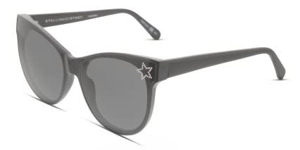 Stella McCartney SC0100S Shiny Black (Non-RX) glasses - Shiny Black - Angle View