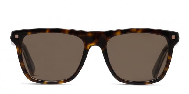 Ermenegildo Zegna ブラウン サングラス Zegna Ermenegildo Zegna Brown Gradient Rectangular Men's