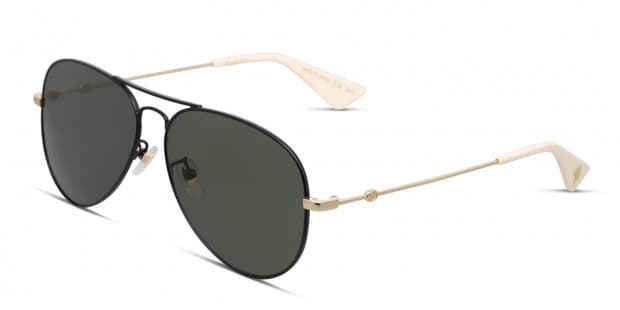 Gucci GG0515S Black/Gold Prescription Sunglasses