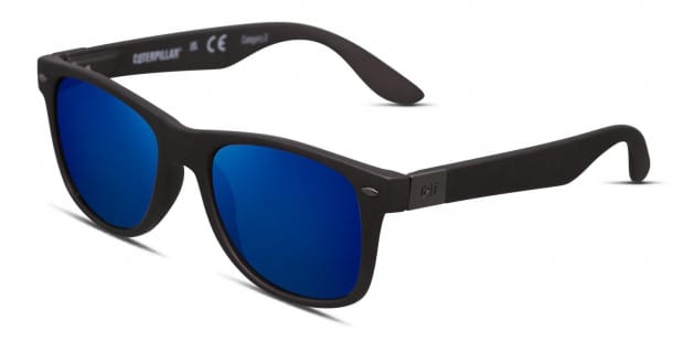Cat CTS-Blinding Gray, Blue Prescription Sunglasses - 50