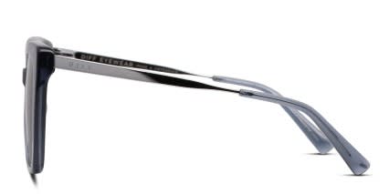 Diff Becky IV Blue/Clear glasses - Blue / Clear - Side View