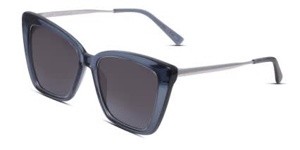 Diff Becky IV Blue/Clear glasses - Blue / Clear - Angle View