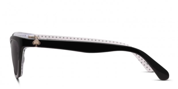 Kate Spade Johneta/S Shiny Black Prescription Sunglasses