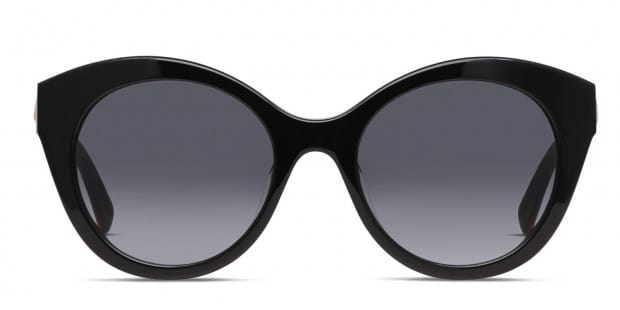 Kate spade black outlet and white sunglasses