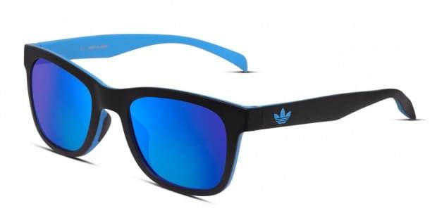 agenda Apto Ilustrar Adidas AOR004 Black/Blue Prescription Sunglasses