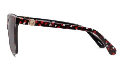 Kate Spade Amiyah/G/S Red/Black/Multicolor glasses - Red / Black / Multicolor - Side View