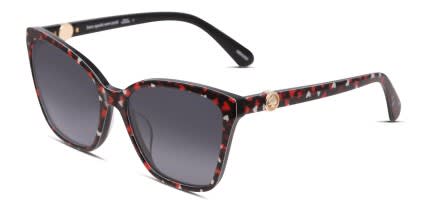 Kate Spade Amiyah/G/S Red/Black/Multicolor glasses - Red / Black / Multicolor - Angle View