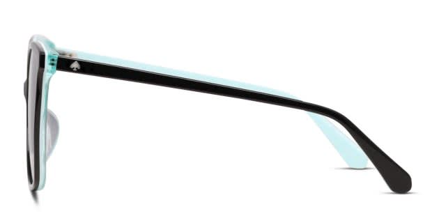 Kate Spade Brigitte Turquoise and Black Sunglasses Kate Spade Brigitte/F/S Brown, Tortoise Prescription  main image 4