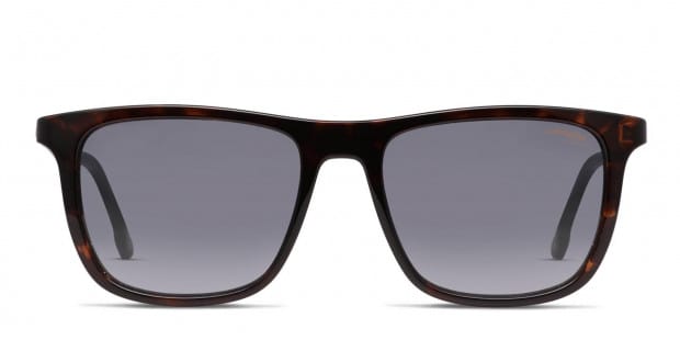 Carrera Men's 261/S Rectangular Sunglasses - Black 53mm Polyamide Frame
