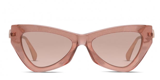 Pink Glitter Cat Eye Sunglasses