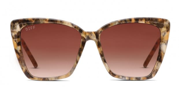 Diff Heidi Tortoise/Brown Prescription Sunglasses