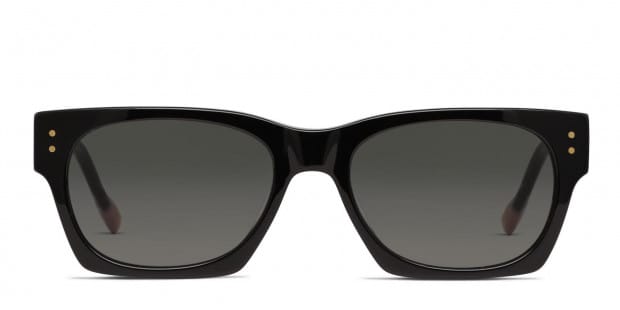 Le Specs Dang It Shiny Black Prescription Sunglasses - 50% Off Lenses