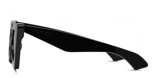 Karen Walker Astral Arrow B Shiny Black Prescription Sunglasses - 50% Off  Lenses