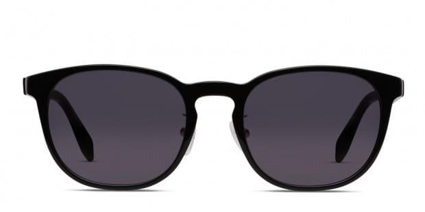サングラス Adidas Sunglasses OR0042H 02C - Semi-Mirrored Round OR0042-H sunglasses Matte Black | SmartBuyGlasses US