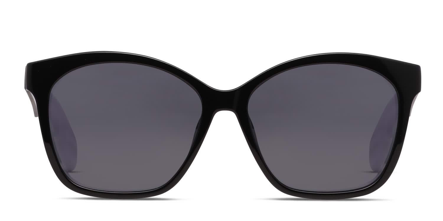 미사 Kate Spade Mackenzee/S Shiny Black, Gold Prescription