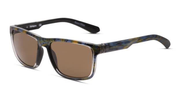 Dragon Dr Reed Ll Blue, Multicolor Prescription Sunglasses - 50