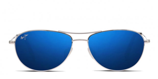 Maui Jim Baby Beach Silver Blue Prescription Sunglasses