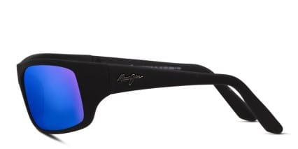 Maui Jim Peahi Black, Blue glasses - Black / Blue - Side View