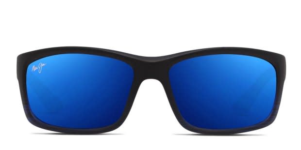 Maui Jim Kanaio Coast Black, Blue Prescription Sunglasses - 50