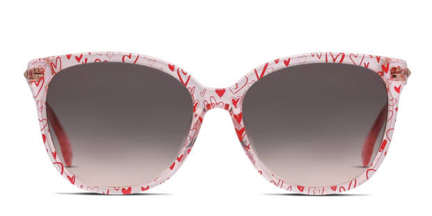 Kate Spade Britton G S Clear Pink Prescription Sunglasses
