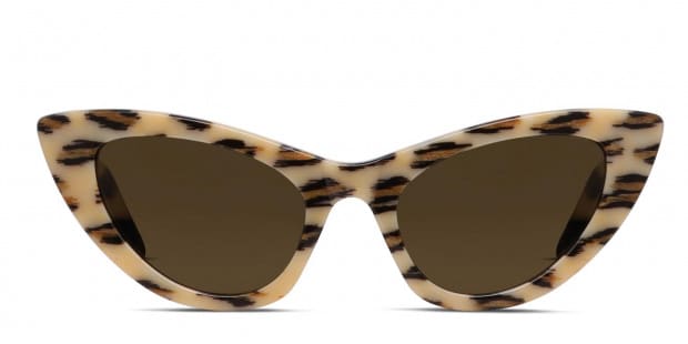 【関税込み】Saint Laurent ブラウン SL 213 LILY サングラス Saint Laurent SL 213 Lily Beige/Brown Prescription Sunglasses