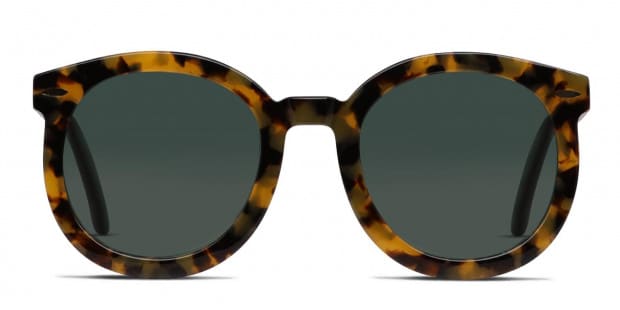Karen Walker Super Duper Strength Tortoise Green Prescription