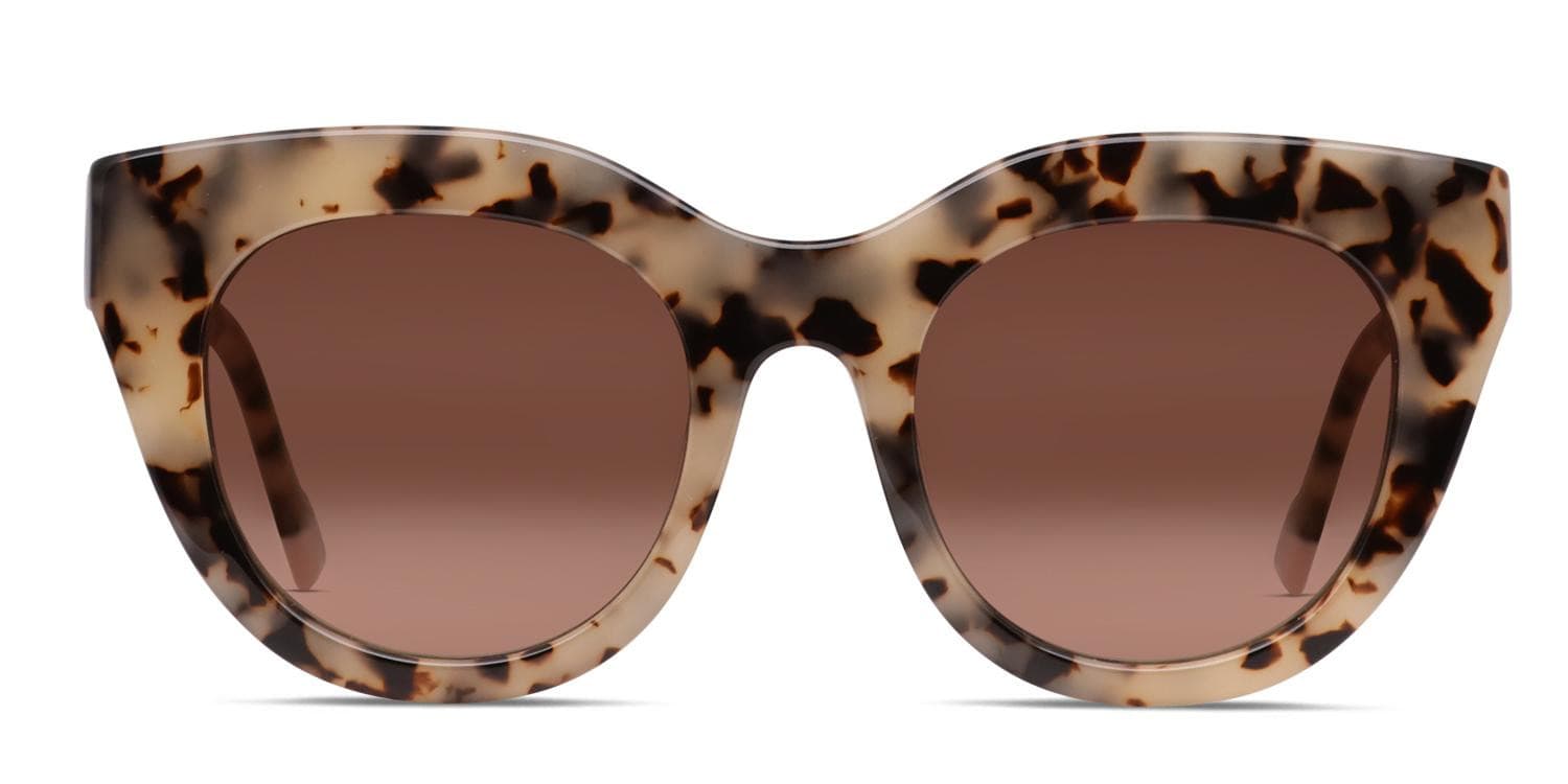 Le Specs Airy Canary II Tortoise, Beige glasses - Tortoise / Beige - Frontal View