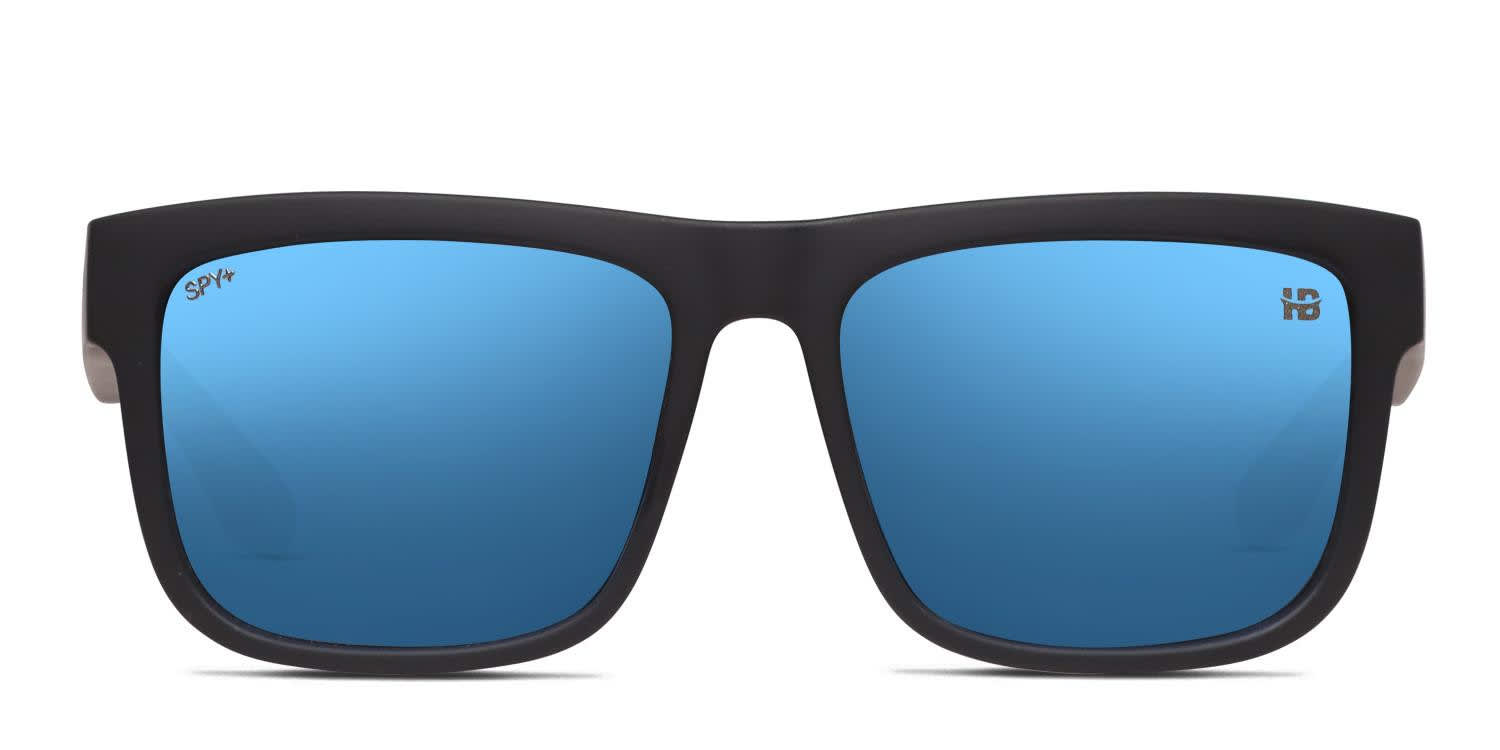 Spy Discord Matte Black, Blue Prescription Sunglasses - 50% Off Lenses