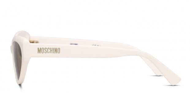 Moschino white shop sunglasses