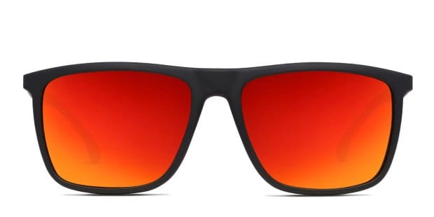 Protect Your Shades! Carrera Authentic Hard Eyeglass / Sunglass Case – Black/Red, Includes Cloth