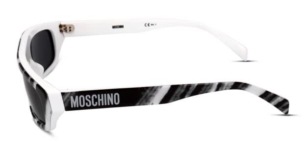 Moschino MOS047/S Black, White Prescription Sunglasses - 50  display picture 3