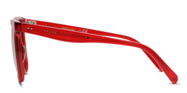 Celine CL40022I Sunglasses Transparent Red Green Women s